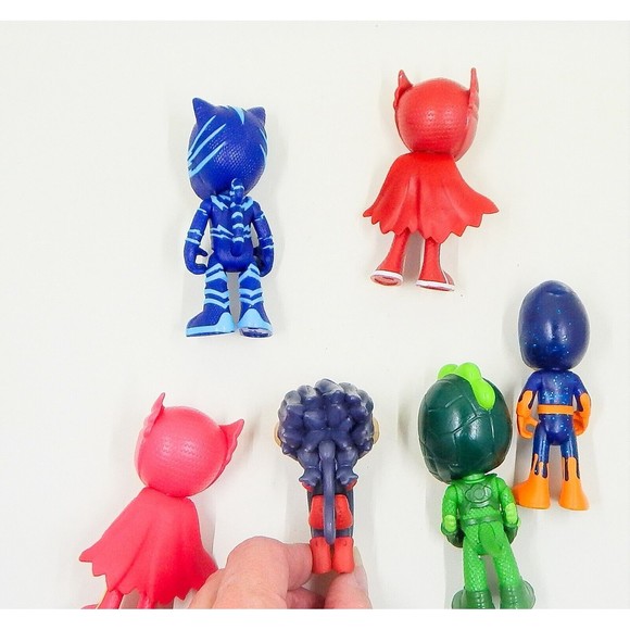 PJ Masks Figures Toys Various Characters Lot of 6 Catboy Gekko Owlette Munki-Gu - Picture 3 of 8